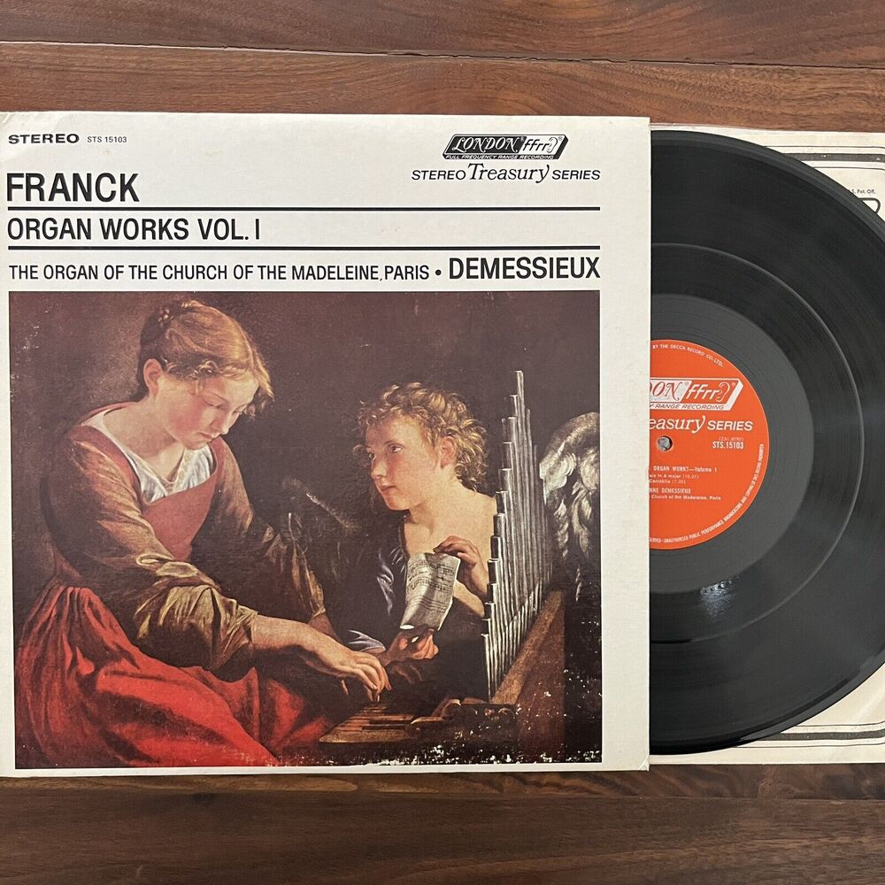 César Franck Organ Works Vol 1 Jeanne Demessieux Vinyl LP London STS.15103